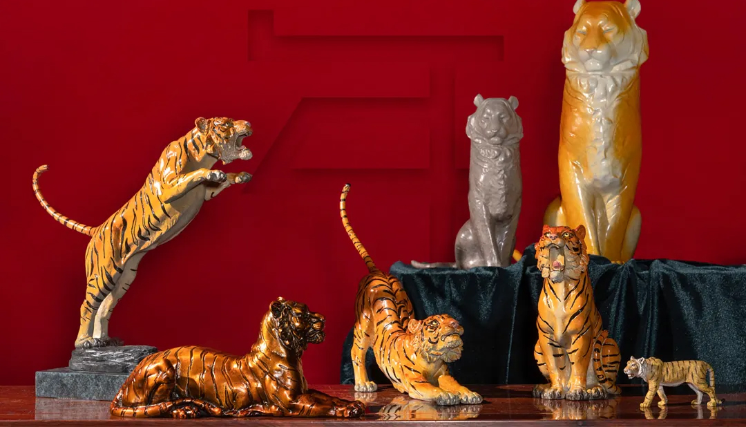 寅虎迎春，国大师铜雕传承创新，猛虎焕新生，虎虎生威！